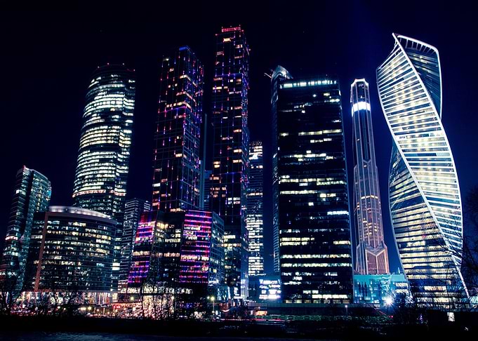 Moscow City Skyline Russia