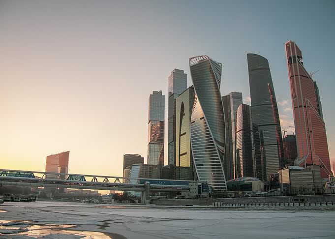 Moscow City Skyline Russia