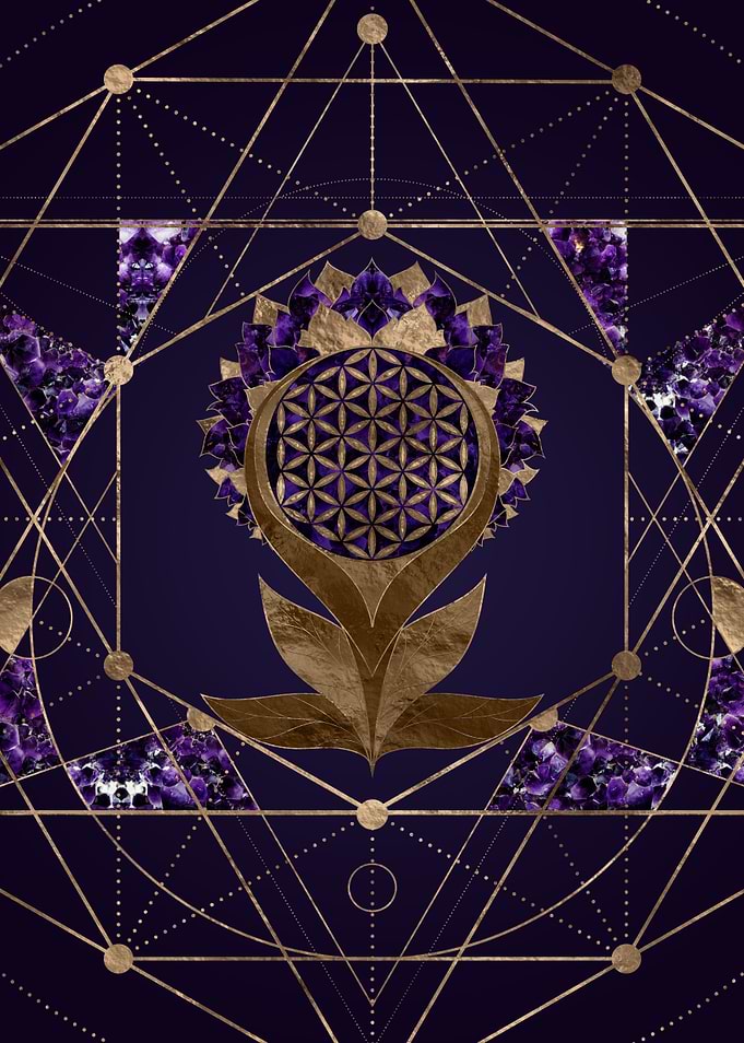 Flower of Life Lotus