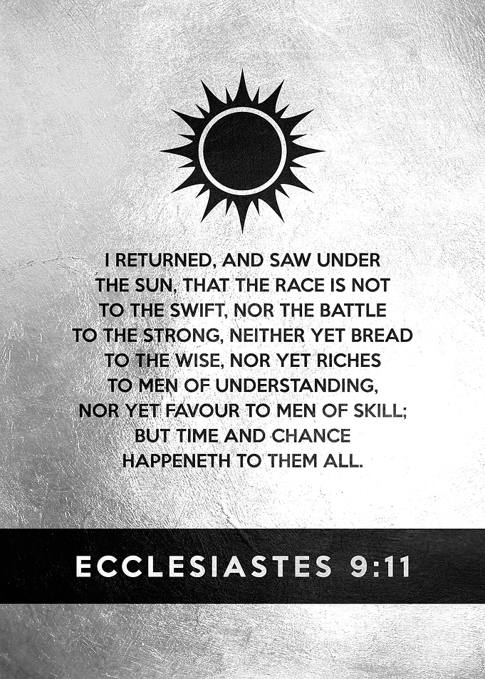 Ecclesiastes 9 11
