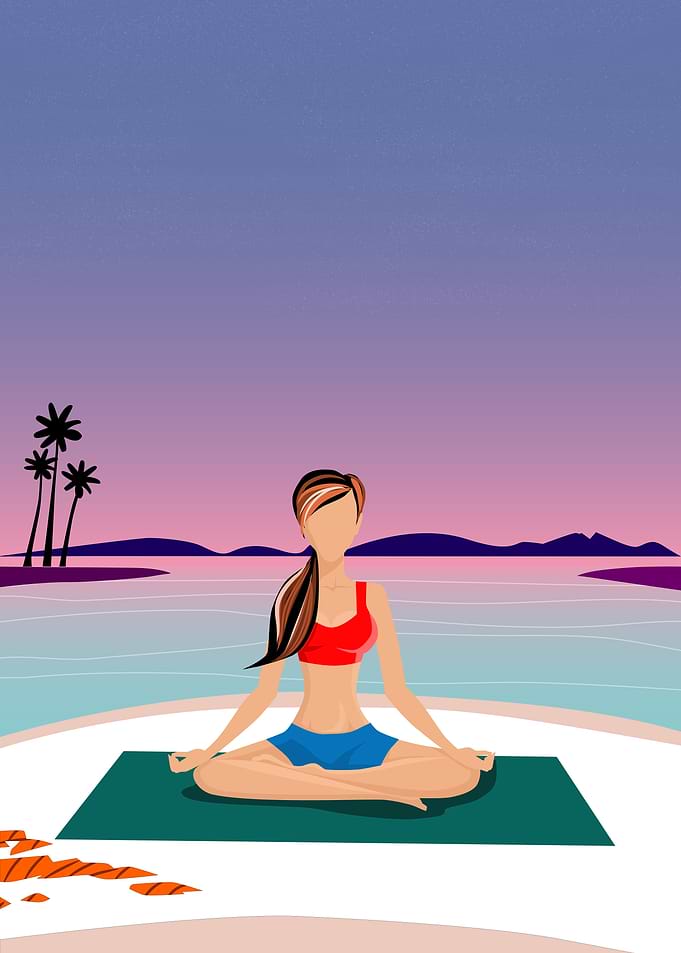 calming yoga