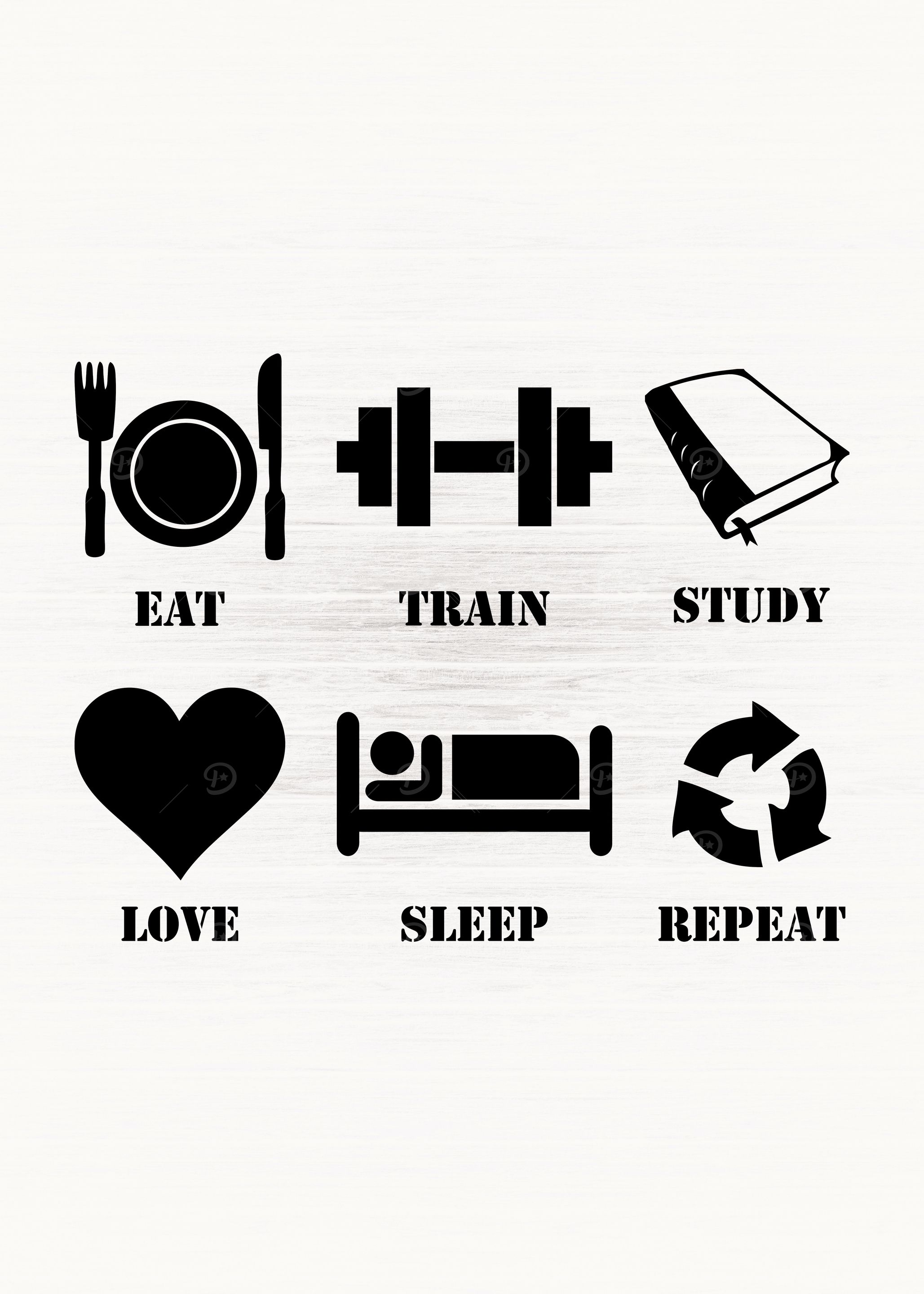 Healthy Lifestyle Icons