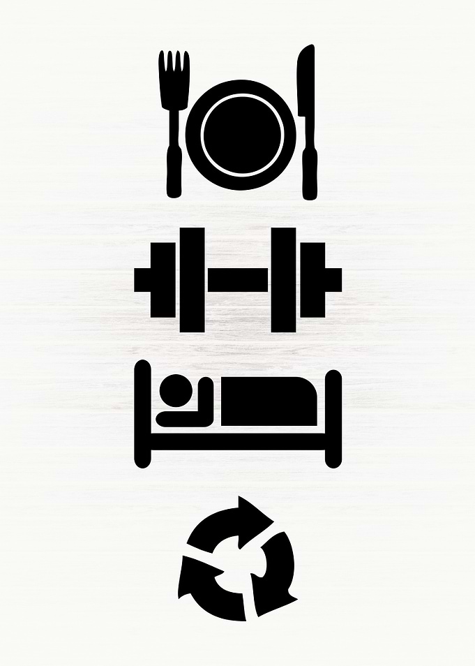 Eat Lift Sleep Repeat Icon