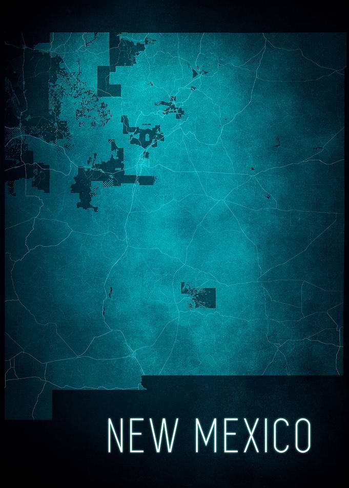 New Mexico State Map