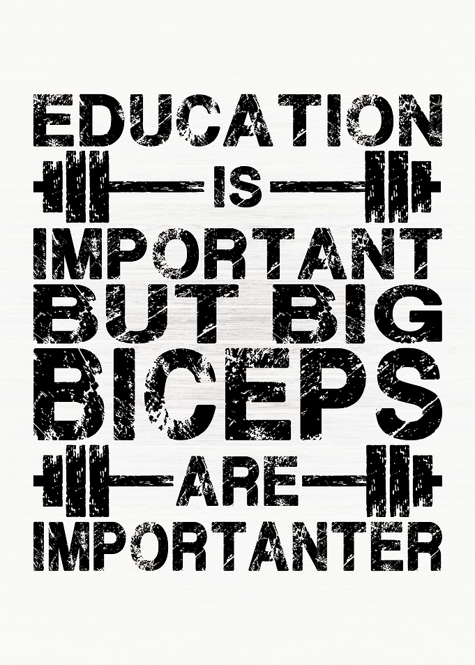 Big Biceps Importanter Gym