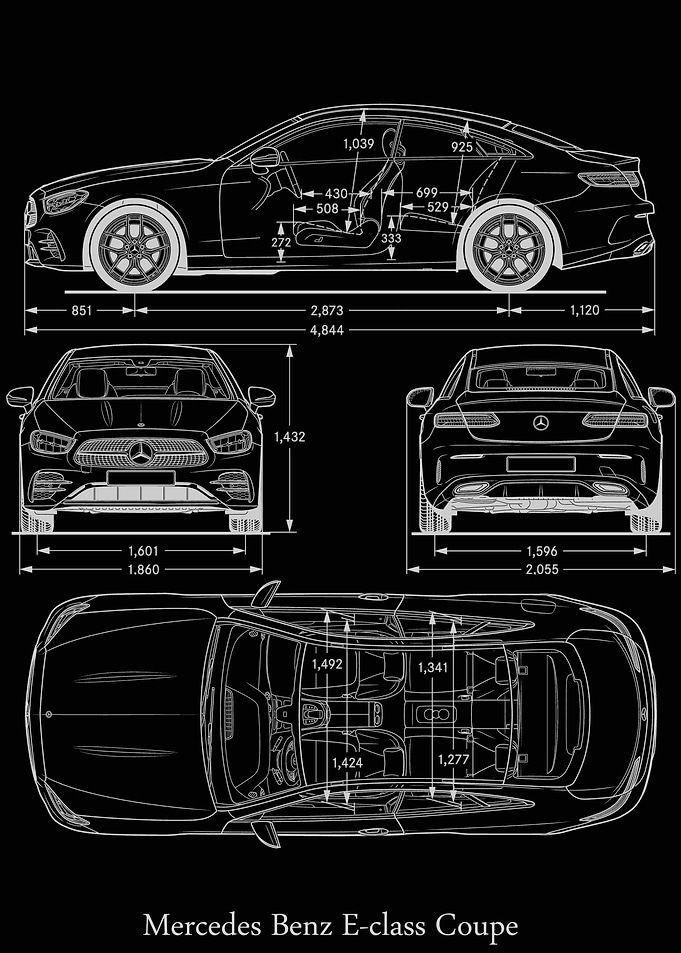 Mercedes Benz E class Coup