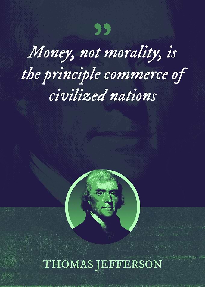 Money not morality is