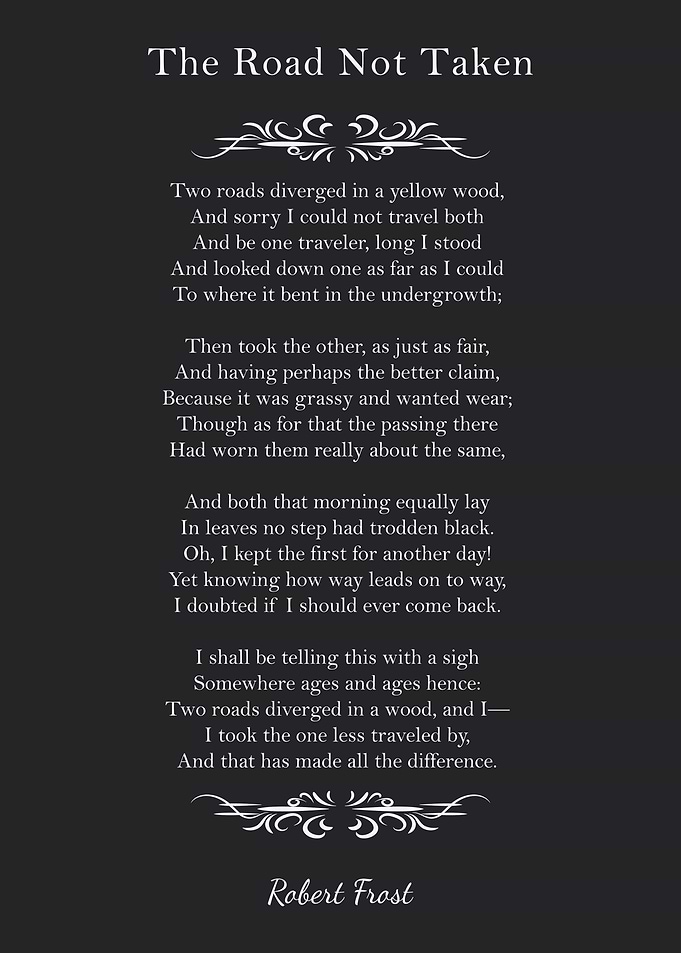 The Road Not Taken Poem