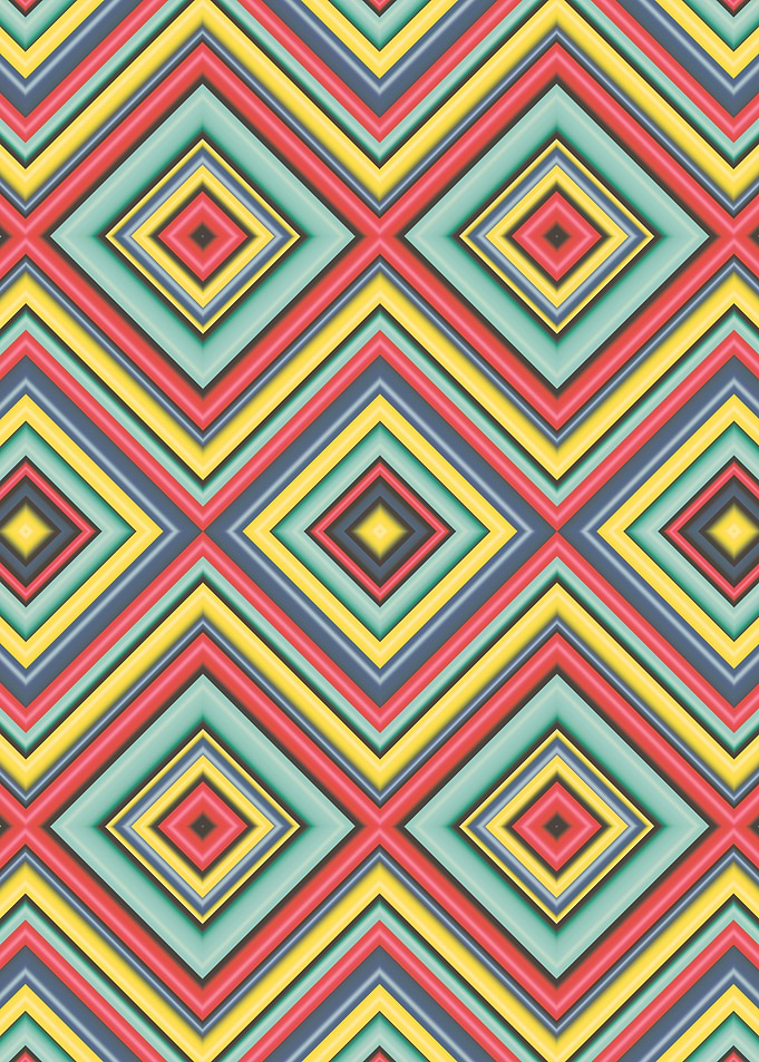 Colorful rainbow pattern