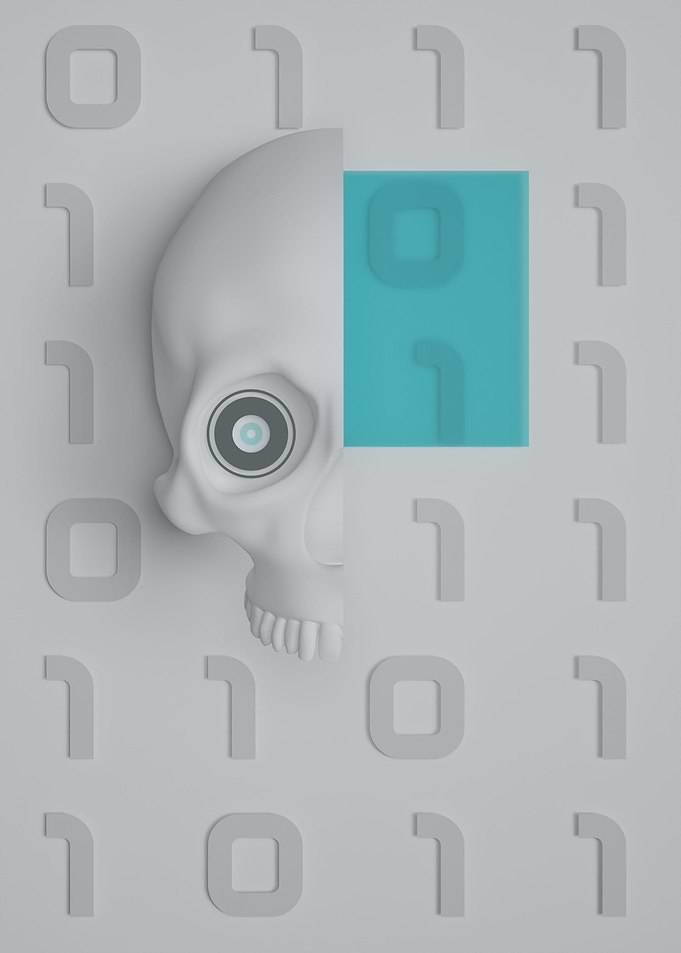 Binary Skull