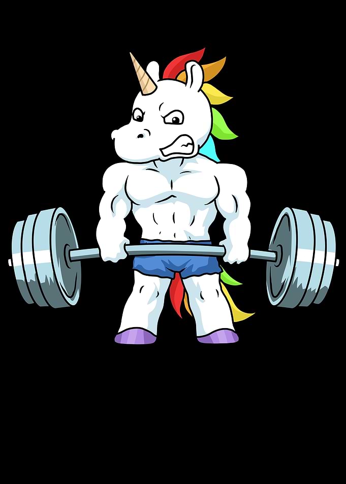 Weightlifting Unicorn
