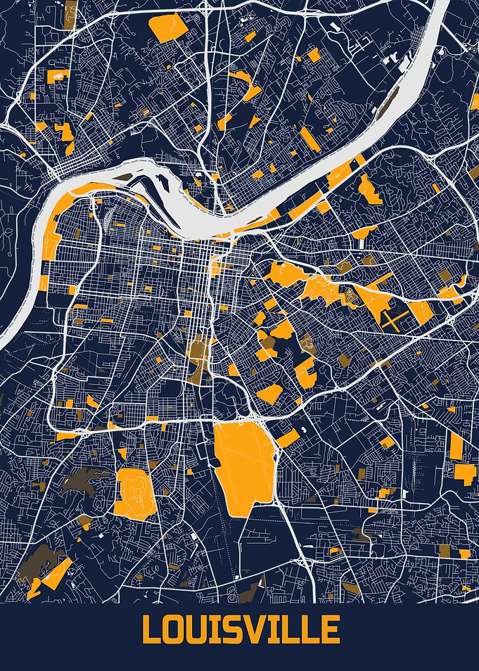Louisville Bluefresh Map