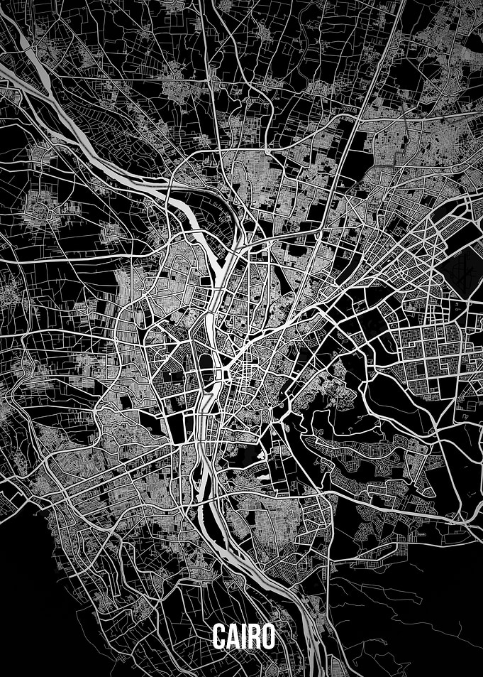 Cairo dark map