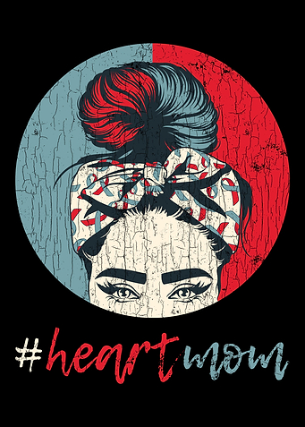 Heart Mom CHD Apparel Cong