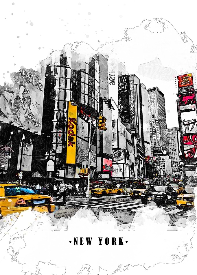 New York in Watercolor