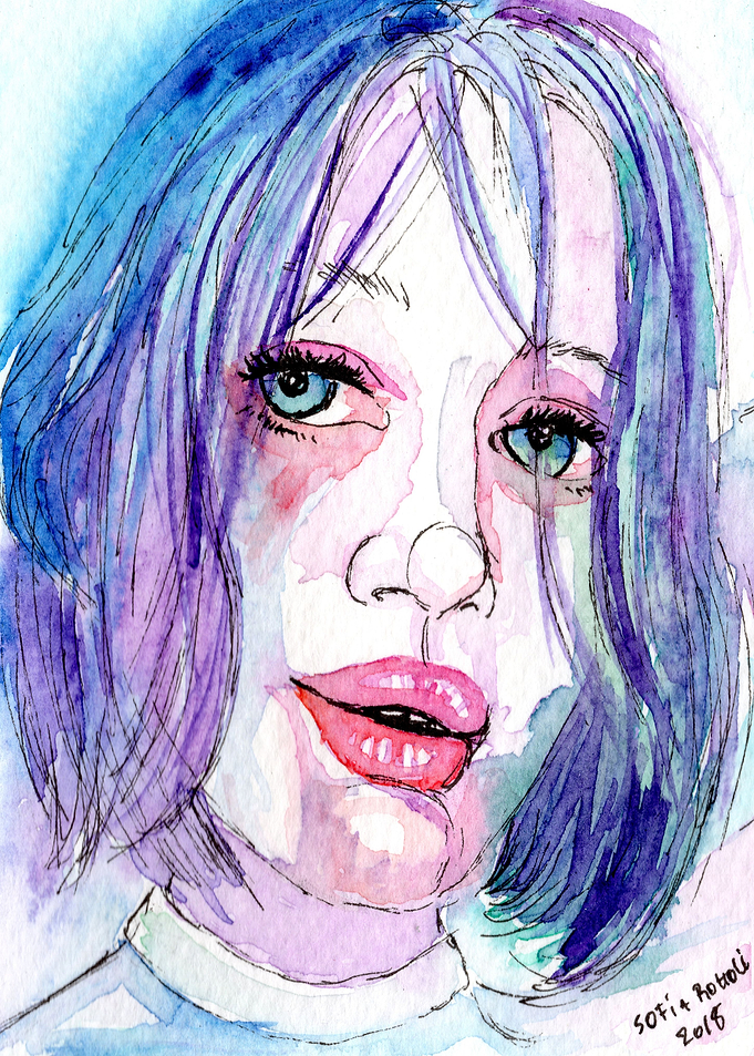 Woman watercolor