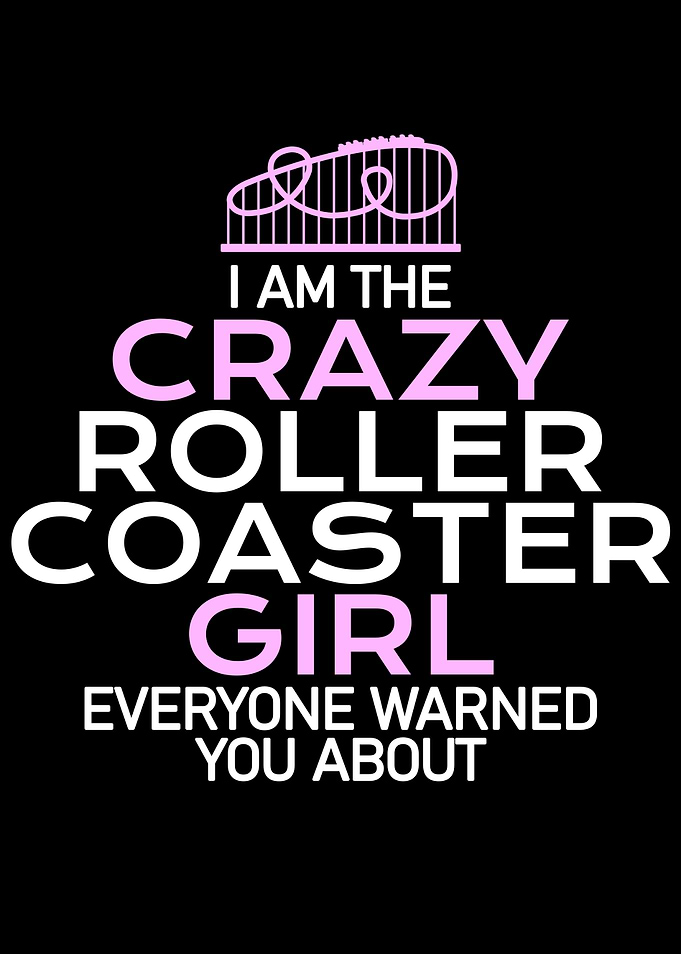 crazy roller coaster girl