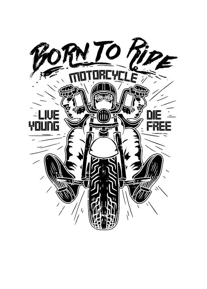 Born To Ride Biker Gift