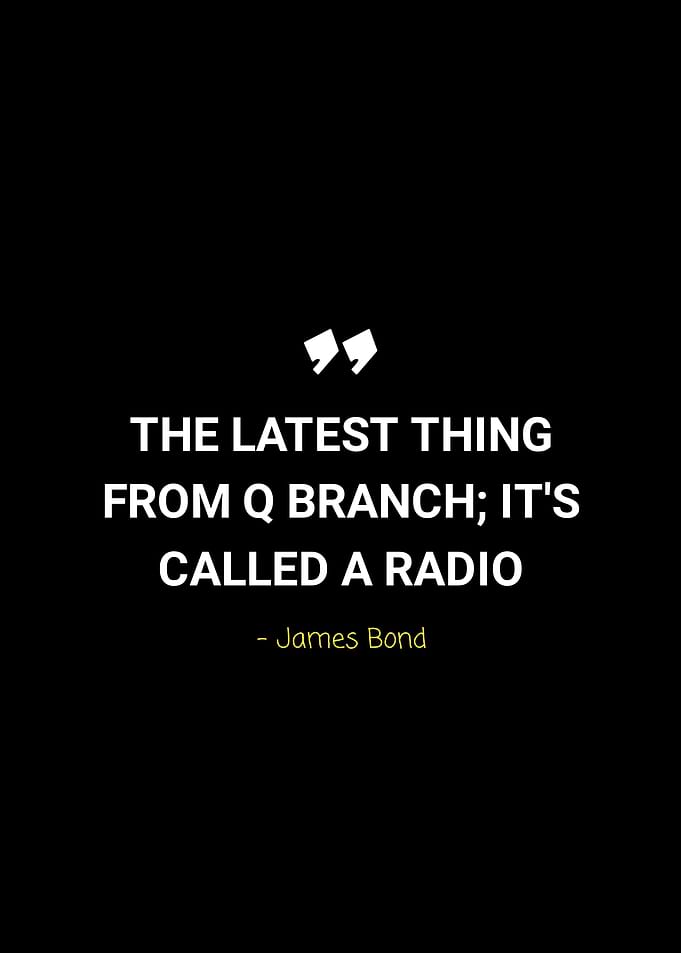 james bond quote