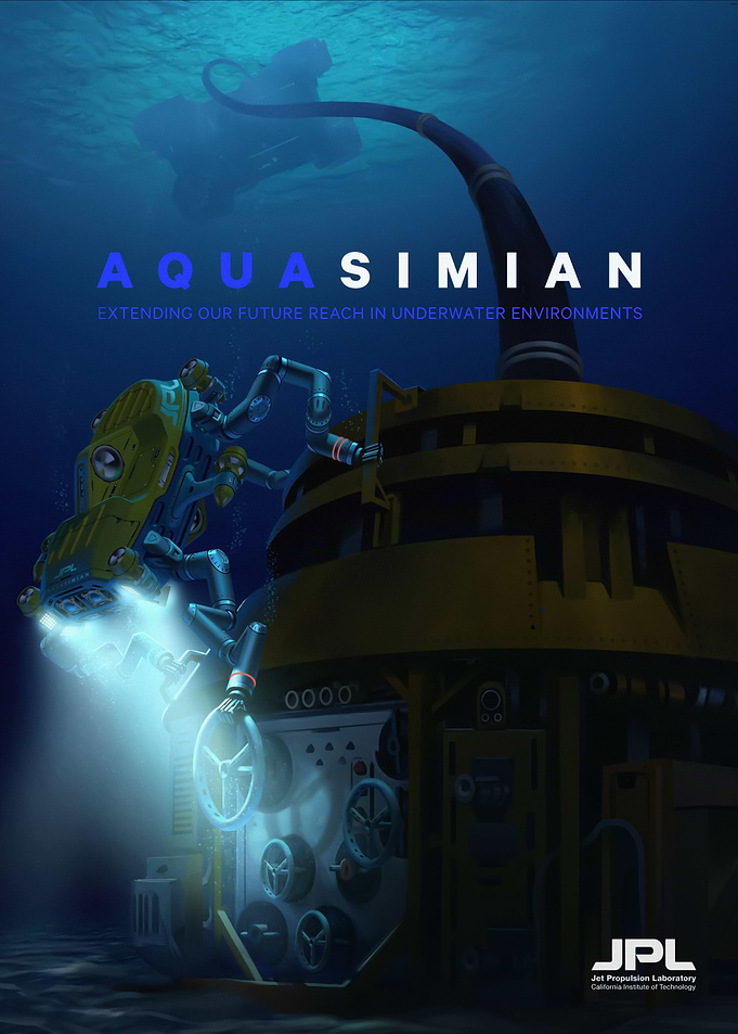 AquaSimian Poster