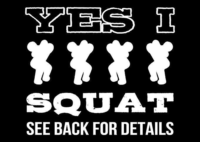 I Squat Fitness Coach Gift