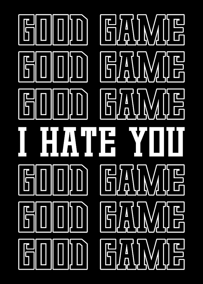 I Hate You GG Funny Online