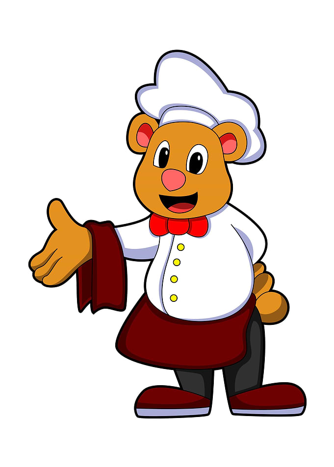 Bear Cook Cooking apron