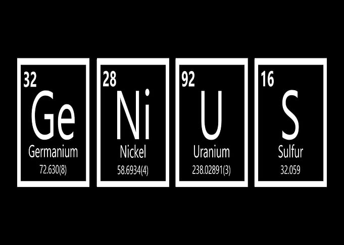 Periodic table gift