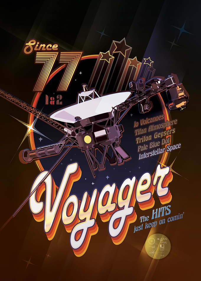 Voyager Disco Poster