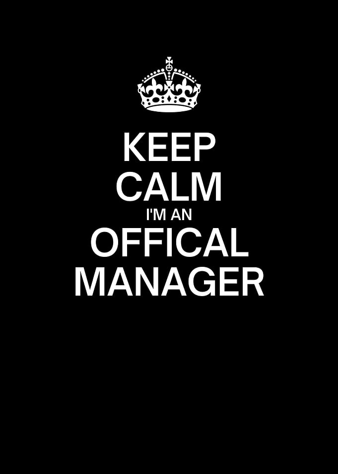 Keep Calm Im An Official