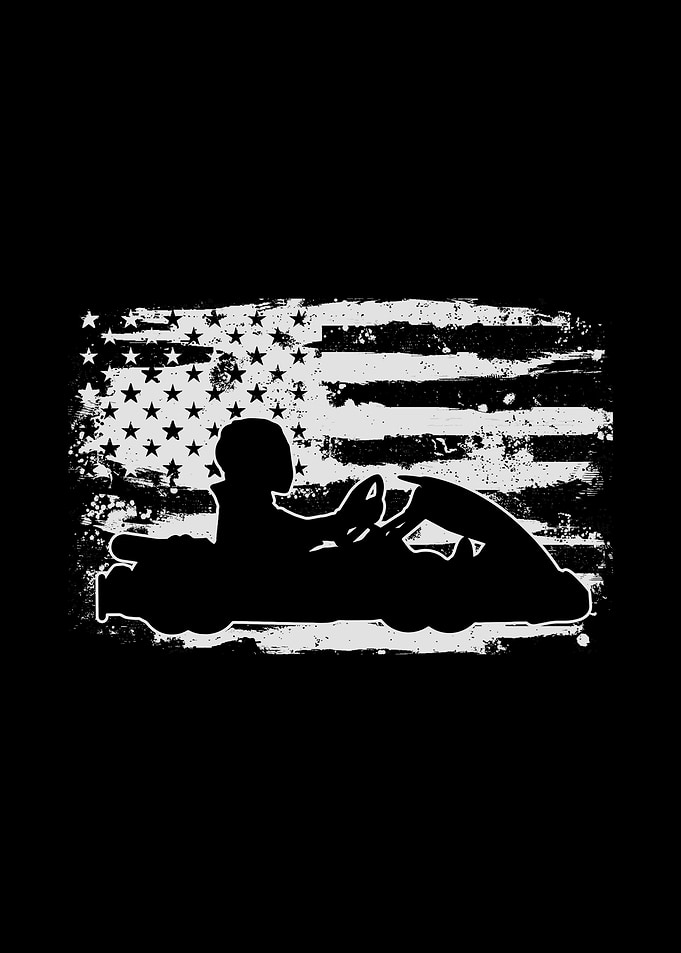 Go Kart USA Flag Racing