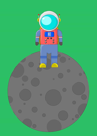 Astronaut minimalist