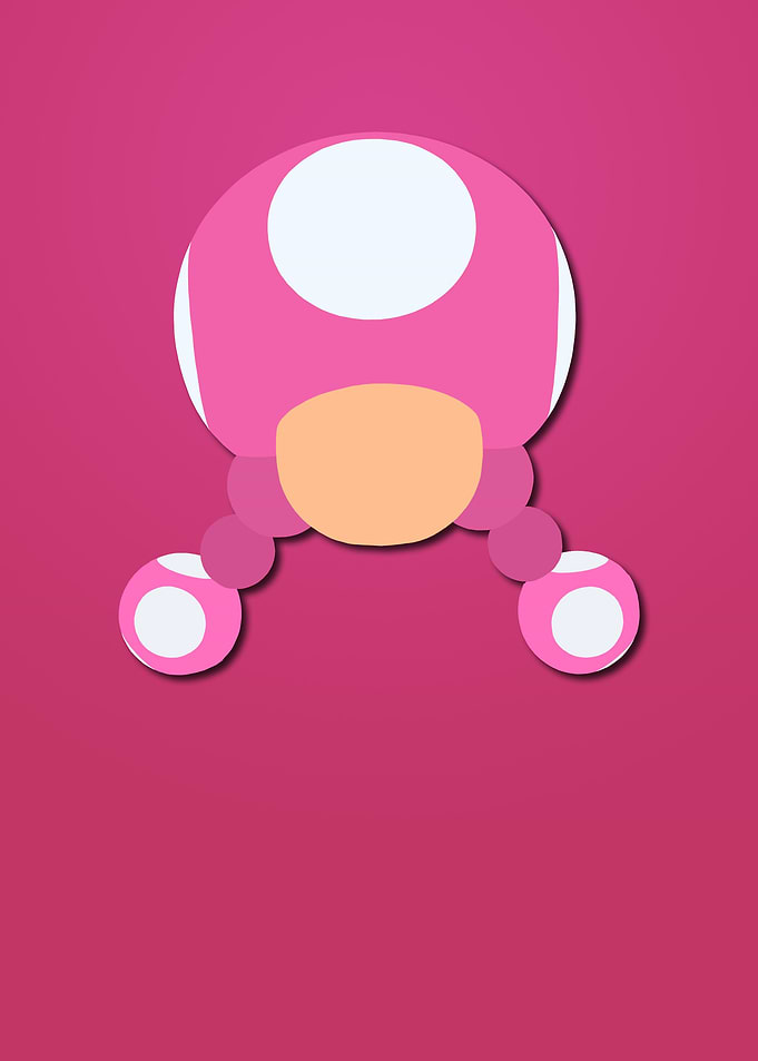 Minimalist Toadette