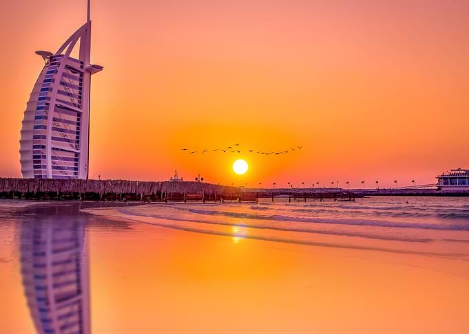 Sunset Over Dubai