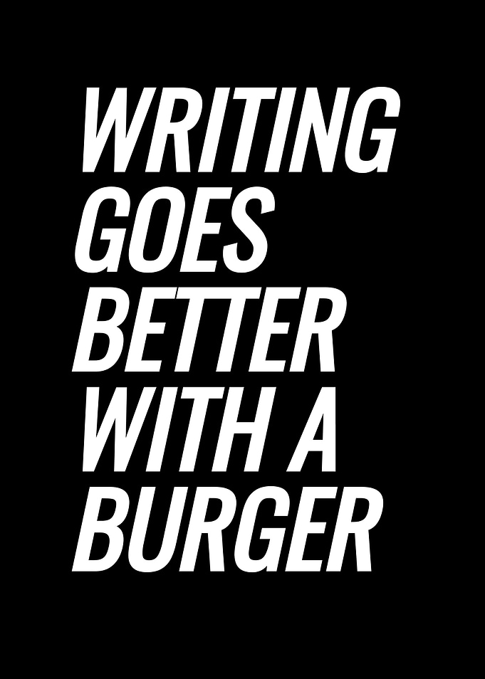 Writing Goes Better With A