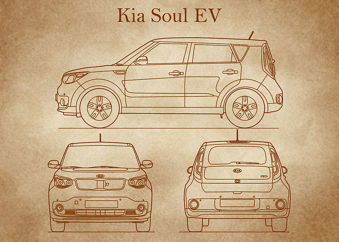 Kia Soul EV 2017 old
