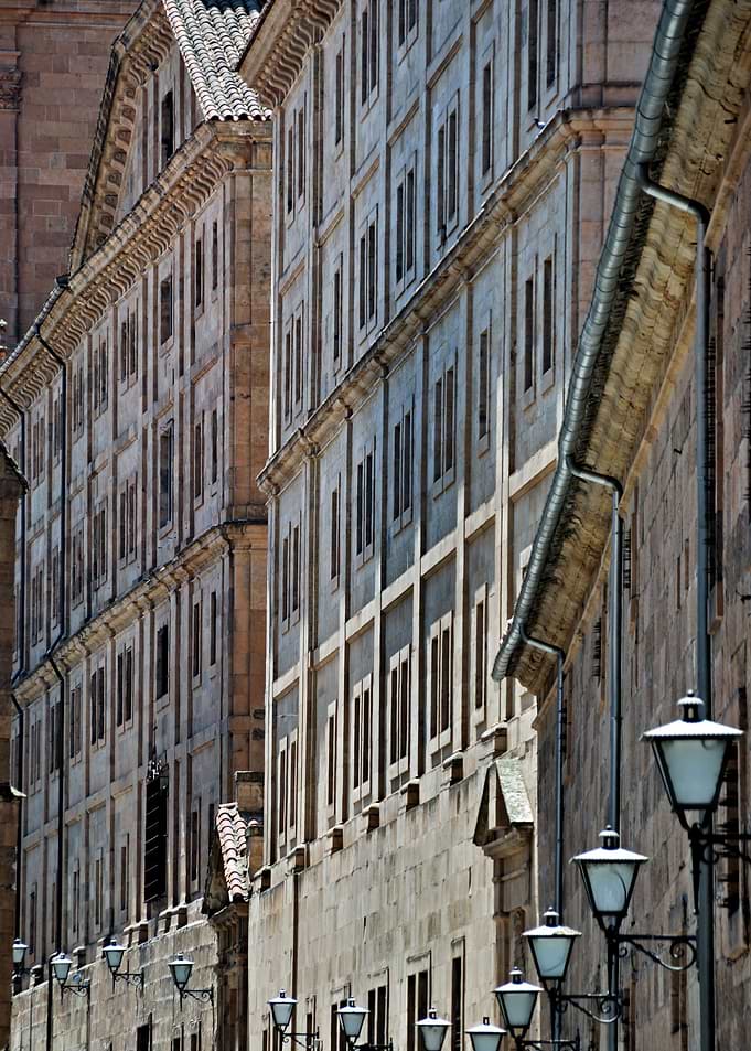 Historic Salamanca facades
