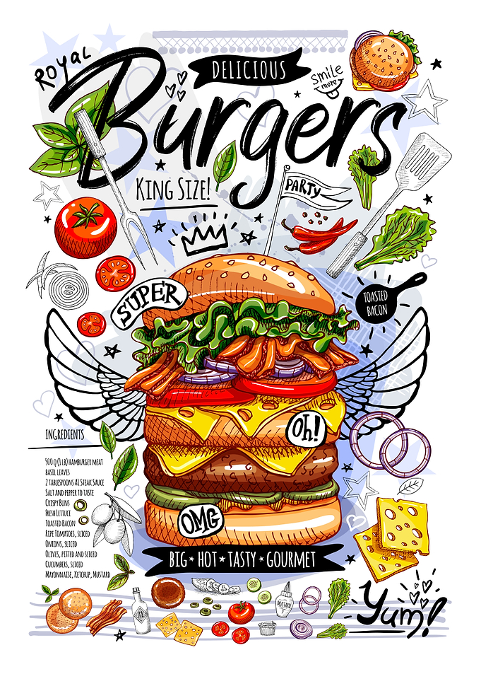 Fast food burger