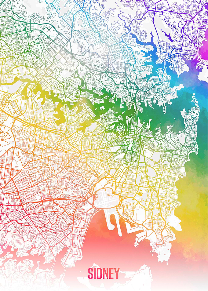 Sidney map