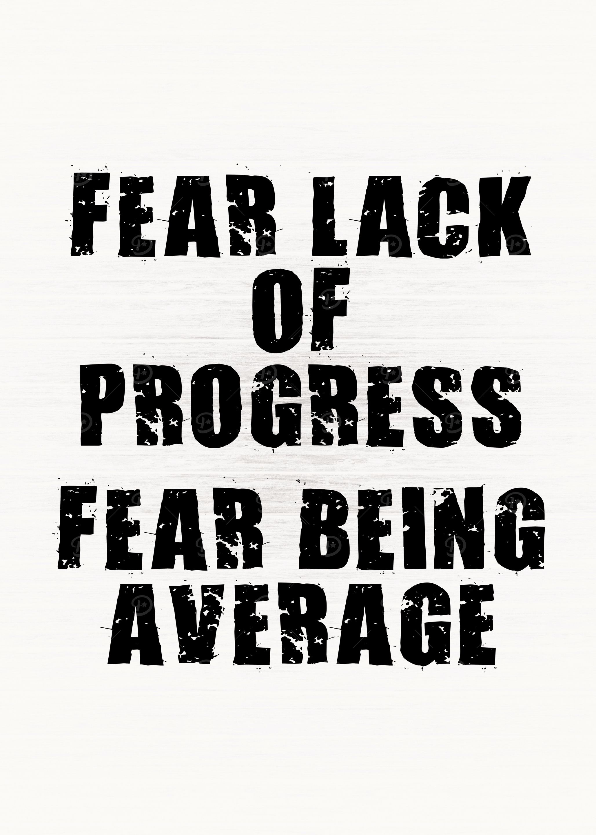 Fear Being Average