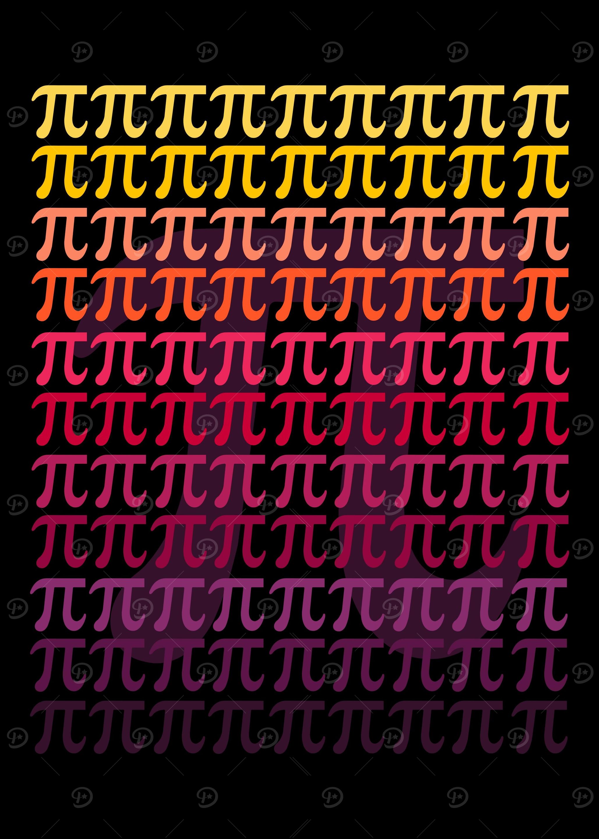 Pi Day Math Symbol Student