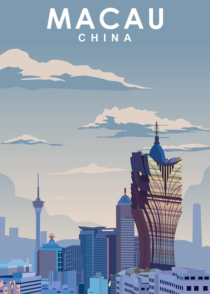 Macau Travel Poster