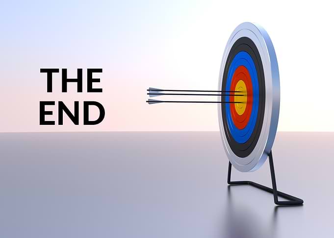 Archery target THE END