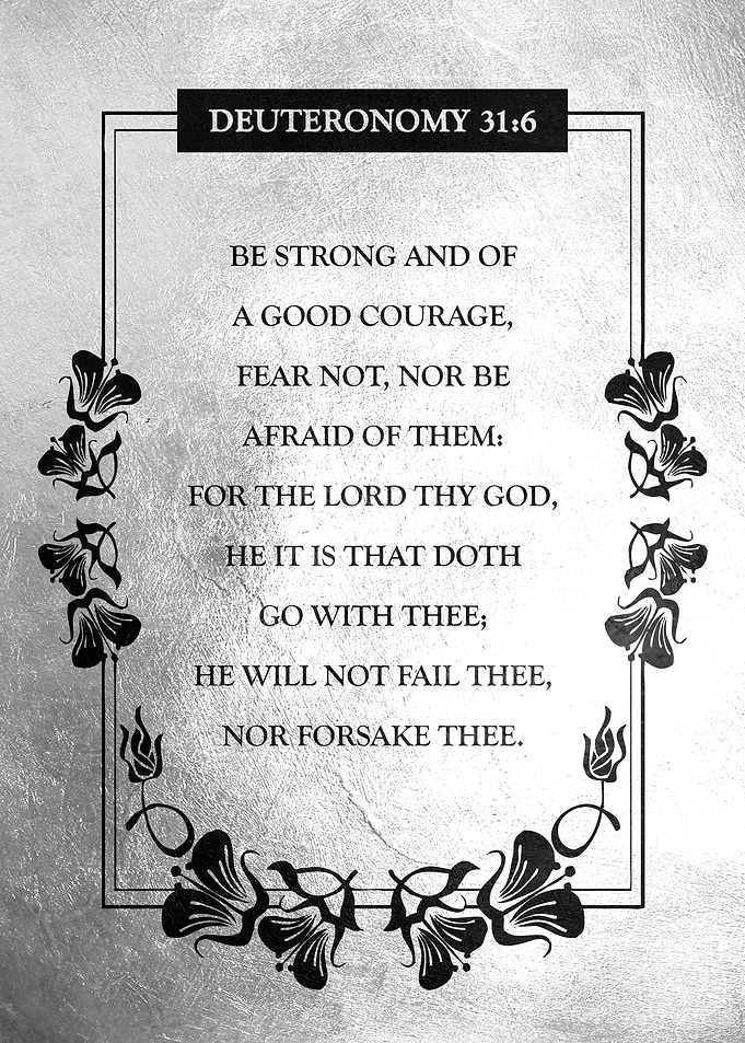 Deuteronomy 31 6