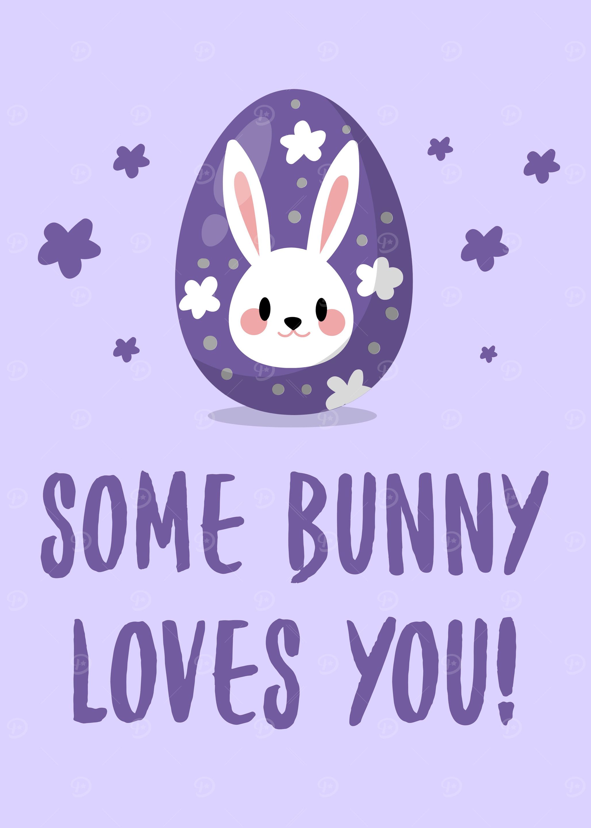 Funny Easter Bunny Egg