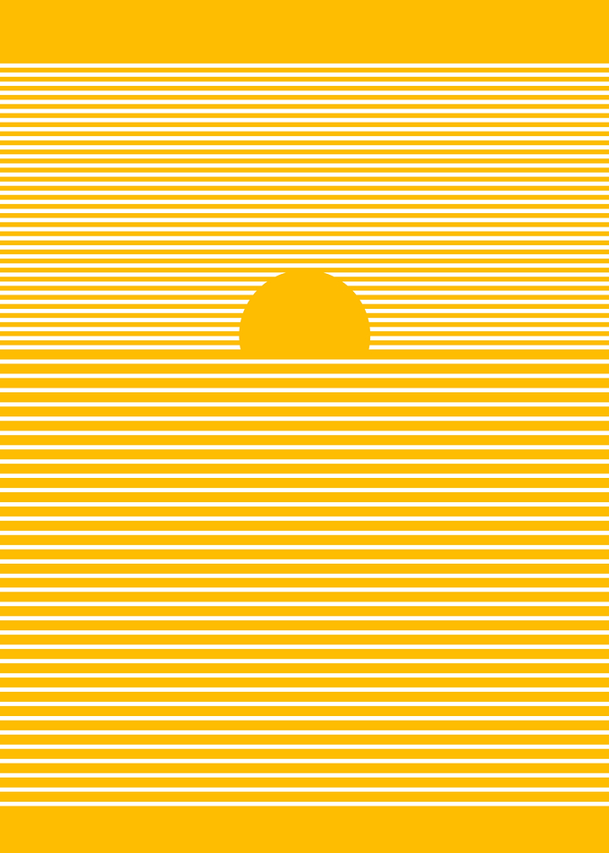 Modern minimal landscape