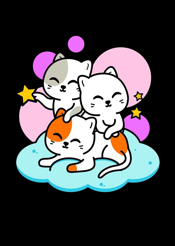 Cute Kittens Cats Family
