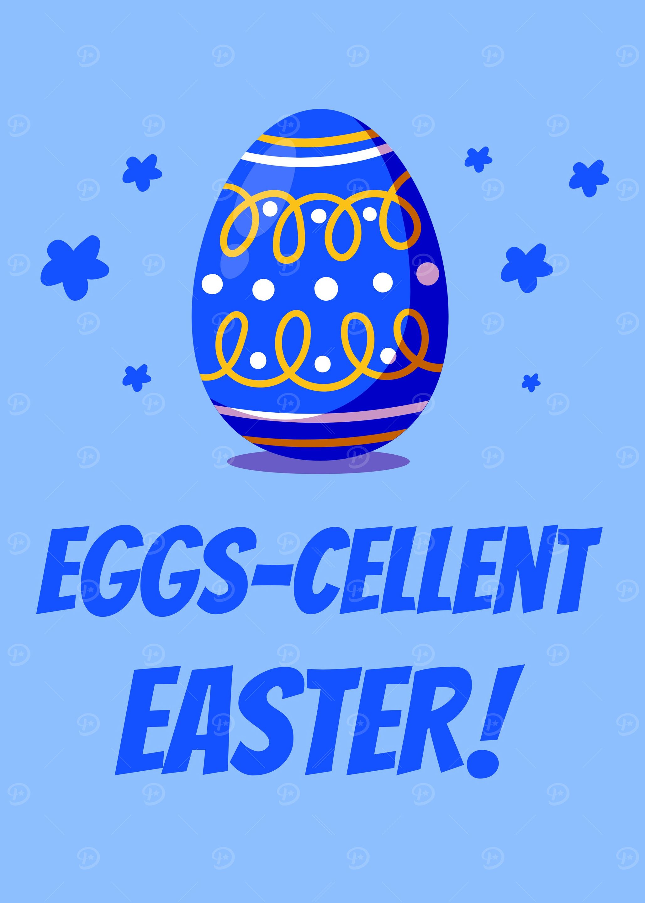 Happy Easter with Egg