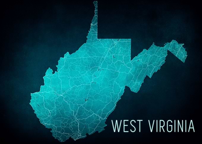 West Virginia State Map
