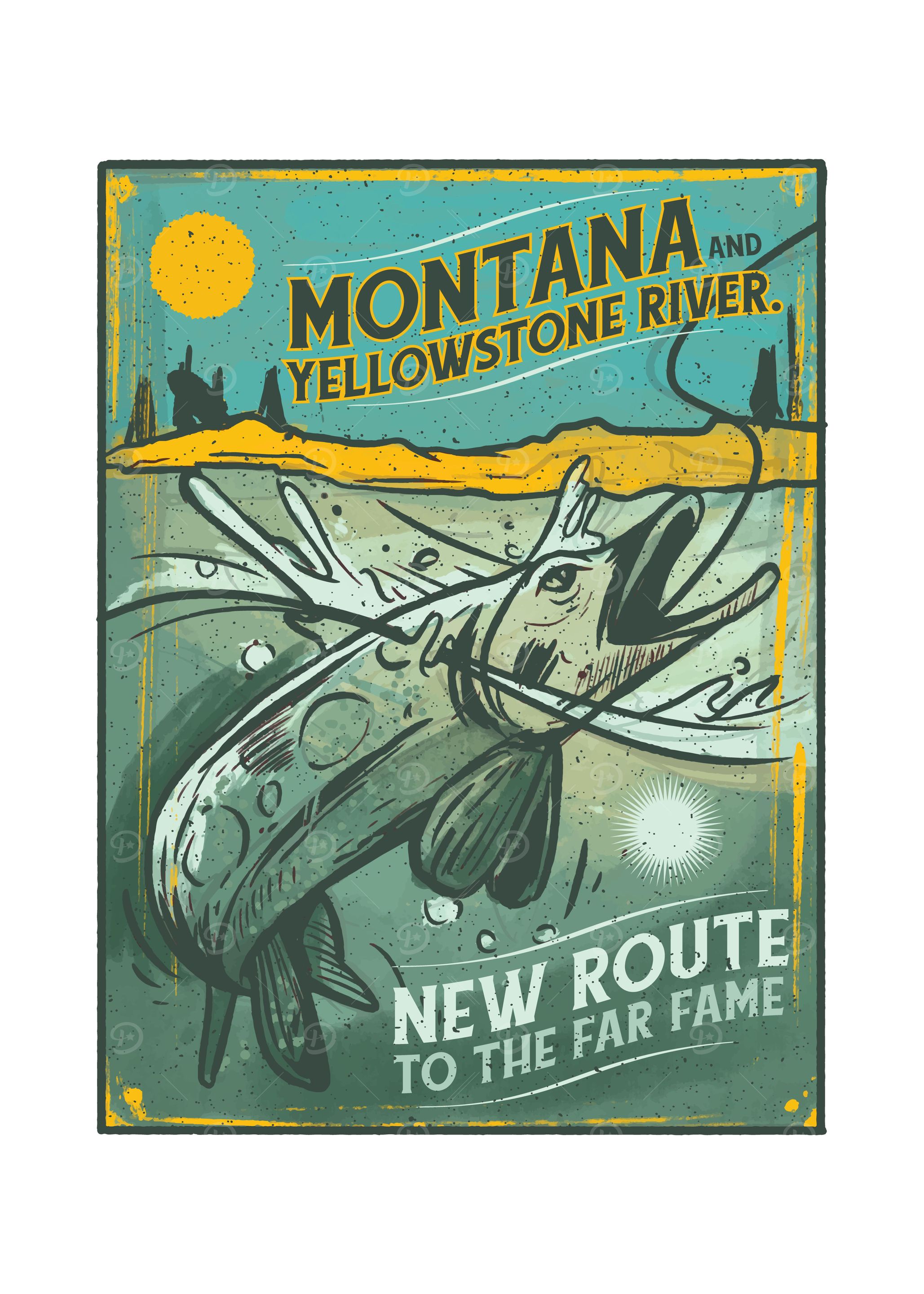 VINTAGE FISHING MONTANA